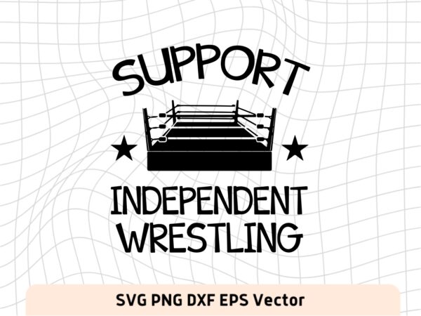 Support Independent Wrestling SVG