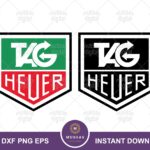 TAG HEUER Motorcyle Car Classic Black Layered SVG PNG