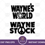 Wayne's World Waynestock SVG