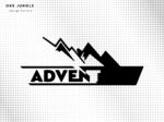 Adventure Windshield Bumper, Design for Car Decals or Sticker