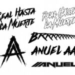 Anuel SVG, Real Hasta BRRRR Vector