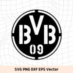 BVB Logo DXF, Laser Cut File, CNC Stencil