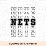 Brooklyn Nets SVG Digital Download, NBA, Team Basketball, Brooklyn Nets PNG