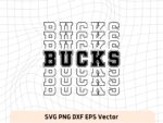 Bucks SVG Digital Download, NBA, Team Basketball, Bucks PNG