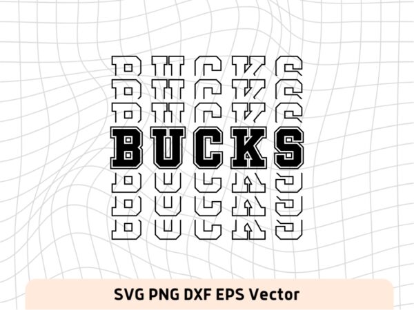 Bucks SVG Digital Download, NBA, Team Basketball, Bucks PNG