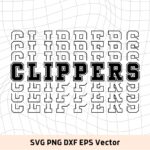 Clippers SVG Digital Download, NBA, Team Basketball, Clippers PNG