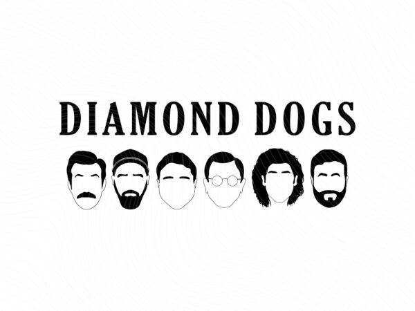 Diamond Dogs SVG PNG, Richmond Lasso Kent SVG