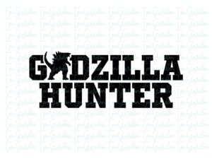 Godzilla hunter SVG cricut