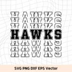 Hawks SVG Digital Download, NBA, Team Basketball, Hawks PNG