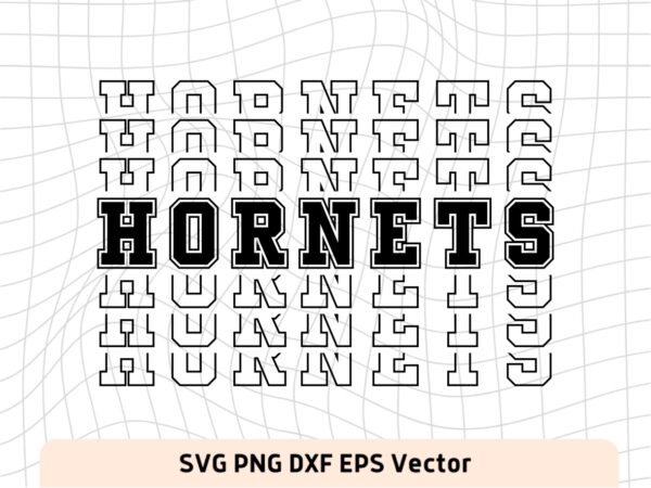 Hornets SVG Digital Download, NBA, Team Basketball, Hornets PNG