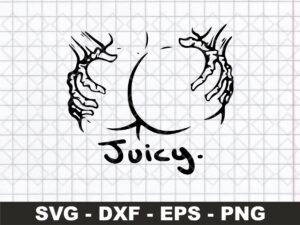 Juicy Funny Decals Design