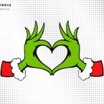 Merry Grinchmas SVG, Love Grinch Clipart