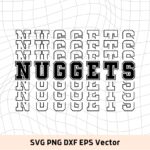 Nuggets SVG Digital Download, NBA, Team Basketball, Nuggets PNG