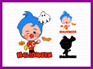 Plim Plim Halloween Party Layered Cut Files Vector