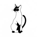 Siamese Cat SVG Funny Cat