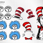 Thing 1 svg, Thing 2 svg ,kids svg clipart, Digital Vector Cut File, Thing One svg , Thing Two svg