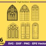 Window Decorative Window Pane Window Frame SVG EPS