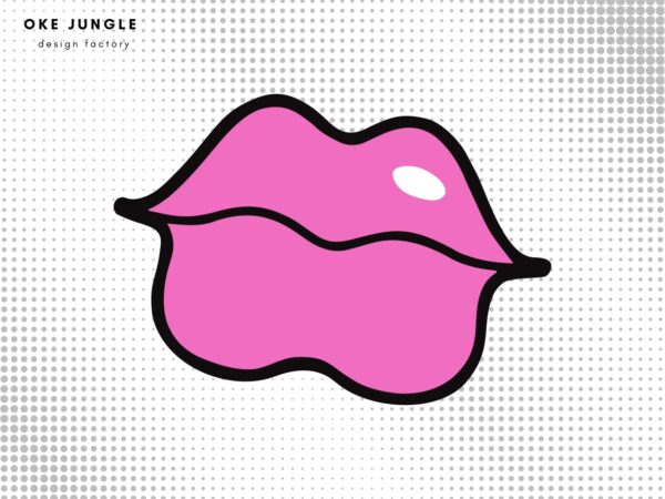 bratz lips svg