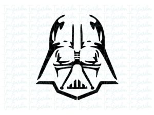 darth vader pumpkin stencil printable