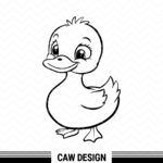 Baby Duckling Clipart, Duck SVG