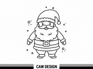 Baby Santa Clipart SVG Vector File