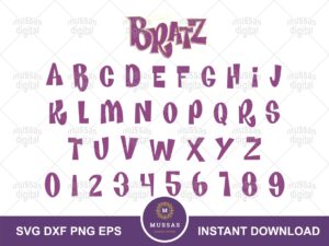 Bratz Font SVG