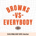 Browns vs everybody svg