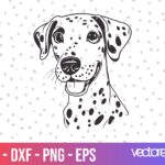 Dalmatian SVG, Dog Clipart