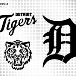 Detroit Tigers Logo DXF, Laser Cut, Tigers SVG