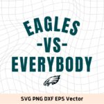 Eagles vs everybody svg