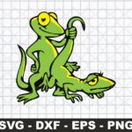 Funny Lizard Gecko PNG, SVG, Vector