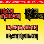 Iron Maiden Logo SVG PNG EPS DXF