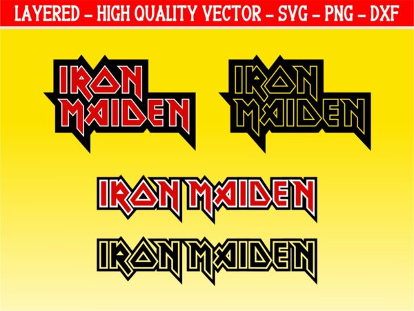 Iron Maiden Logo SVG PNG EPS DXF