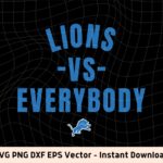 Lions vs everybody svg