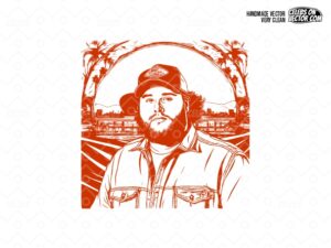 Luke Combs Vector Art, PNG, SVG