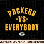 Packers vs everybody svg