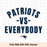 Patriots vs everybody svg