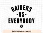 Raiders vs everybody svg