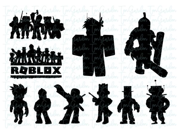 Roblox Silhouette SVG