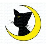 Sailor Moon Luna Cat SVG