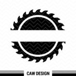 Sawdust Monogram, Jig Saw Clipart