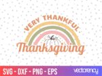 Very Thankful, Thanksgiving SVG