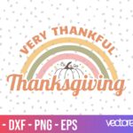 Very Thankful, Thanksgiving SVG