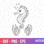 baby seahorse svg clipart image svg