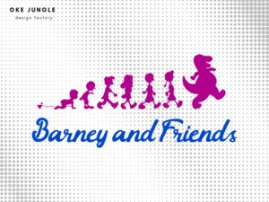 Barney and Friends SVG, Barney Clipart SVG