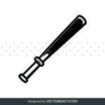 Baseball Element, Bat SVG, Stick