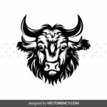 Buffalo Head SVG, Buffalo Vector File