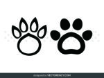 Cat Paw SVG Clipart File