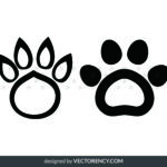 Cat Paw SVG Clipart File