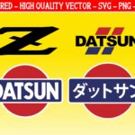 Datsun Classic Racing Z Logos SVG PNG EPS Vector